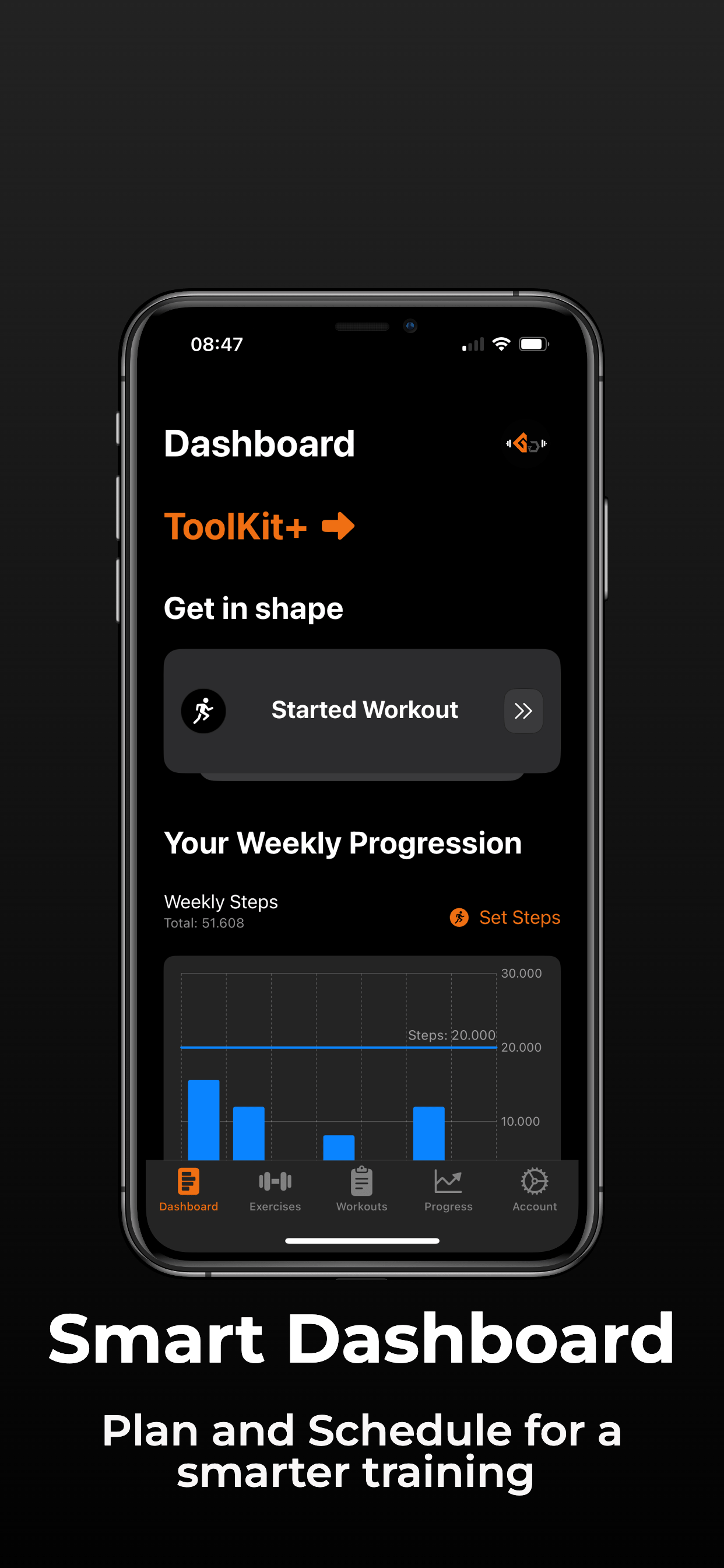 gymcore smart dashboard